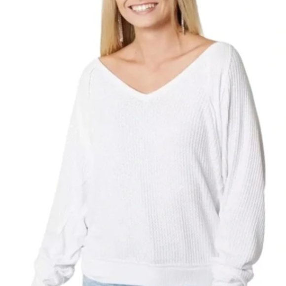 NWT Free People Santa Clara Thermal / Alabaster - Picture 3 of 6